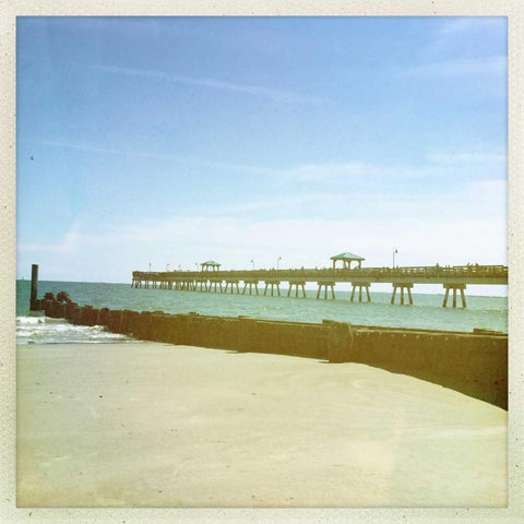 Bay View IV Black Modern Wood Framed Art Print by Ludwig, Alicia