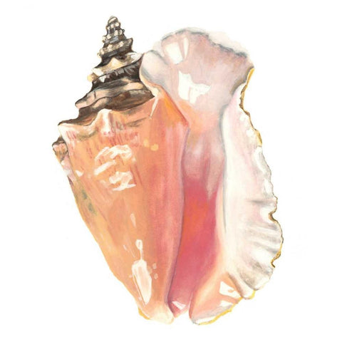 Seashore Souvenirs I White Modern Wood Framed Art Print by McCavitt, Naomi