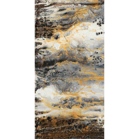 Granite I Gold Ornate Wood Framed Art Print with Double Matting by Hambly, Anna
