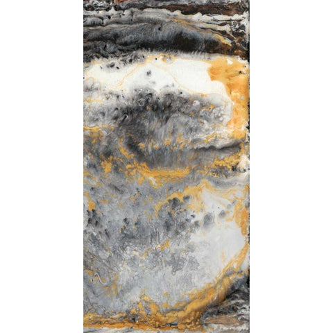 Granite III Gold Ornate Wood Framed Art Print with Double Matting by Hambly, Anna