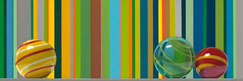 The Four Seasons - Spring White Modern Wood Framed Art Print with Double Matting by Cholakian, Kevork