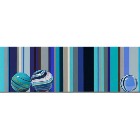 The Four Seasons - Winter Black Modern Wood Framed Art Print with Double Matting by Cholakian, Kevork