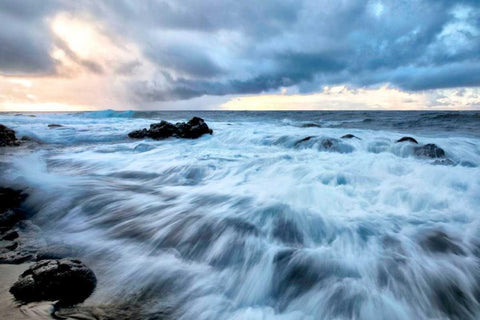 Coming at Ya Black Ornate Wood Framed Art Print with Double Matting by Head, Danny