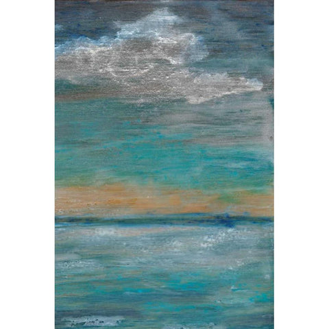 After the Storm II White Modern Wood Framed Art Print by Ludwig, Alicia