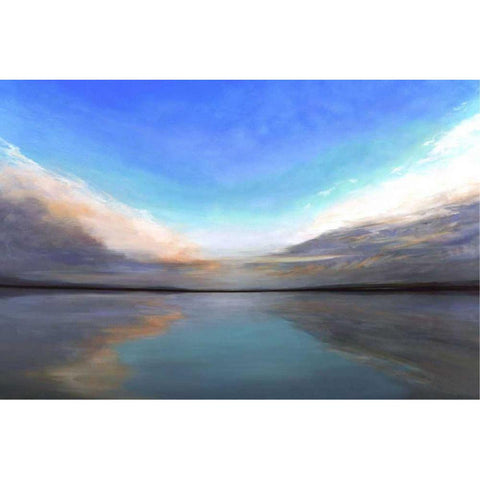 Salt Flats III Gold Ornate Wood Framed Art Print with Double Matting by Finch, Sheila