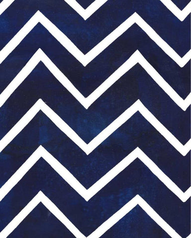 Indigo Pattern VI Black Ornate Wood Framed Art Print with Double Matting by Popp, Grace