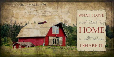 Widbys Sentiments III White Modern Wood Framed Art Print with Double Matting by Perry, Rachel