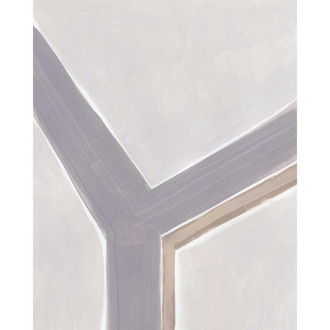 Neutral Impact I Black Modern Wood Framed Art Print with Double Matting by Vess, June Erica