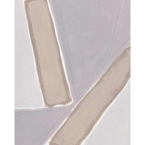 Neutral Impact II Black Modern Wood Framed Art Print with Double Matting by Vess, June Erica