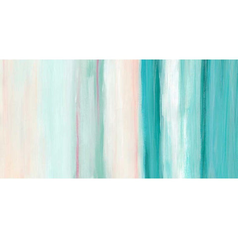 Seafoam Spectrum II White Modern Wood Framed Art Print by Vess, June Erica