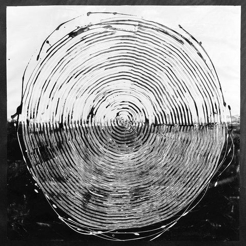 Fusion Black Modern Wood Framed Art Print by Guthrie, Jenna
