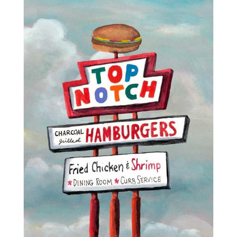 American Roadside V White Modern Wood Framed Art Print by McCavitt, Naomi