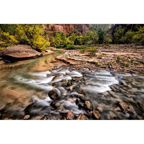 Virgin River II White Modern Wood Framed Art Print by Head, Danny