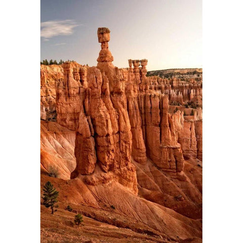 Thors Hammer Black Modern Wood Framed Art Print by Head, Danny