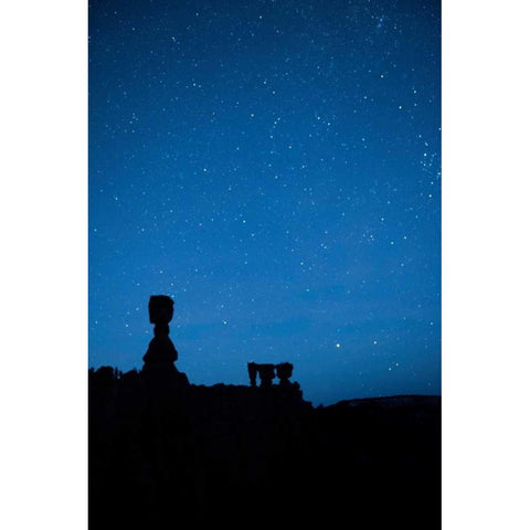 Stars at Thors Hammer Black Modern Wood Framed Art Print by Head, Danny