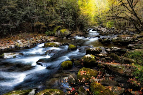 Nightfall Closes In White Modern Wood Framed Art Print with Double Matting by Head, Danny