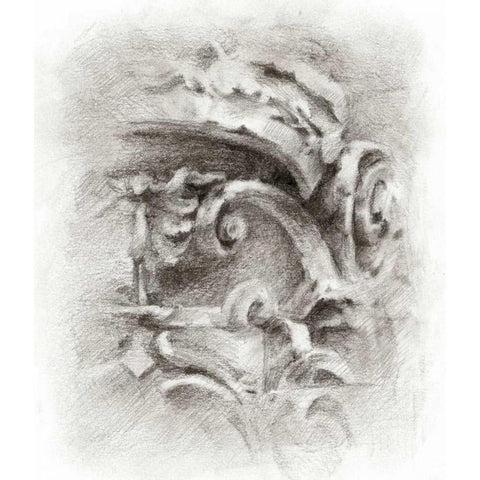 Frieze Study II White Modern Wood Framed Art Print by Harper, Ethan