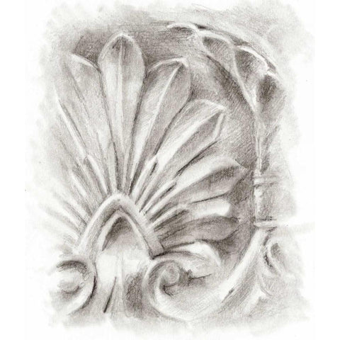 Frieze Study IV White Modern Wood Framed Art Print by Harper, Ethan