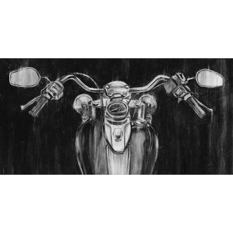 Looking Forward I Black Modern Wood Framed Art Print with Double Matting by Harper, Ethan