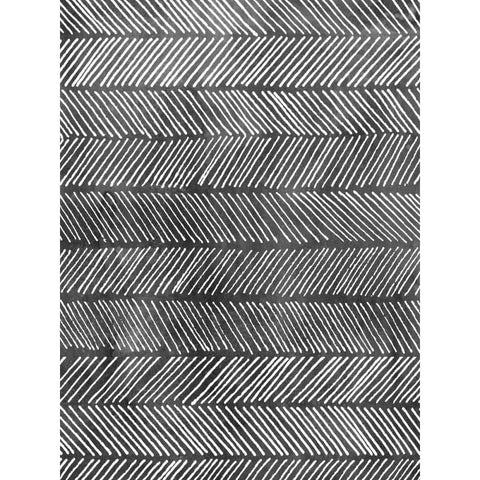 Modern Monochrome I Gold Ornate Wood Framed Art Print with Double Matting by Popp, Grace