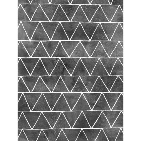Modern Monochrome II Black Modern Wood Framed Art Print with Double Matting by Popp, Grace