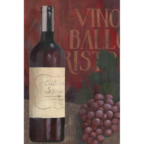 Wine Still Life I Gold Ornate Wood Framed Art Print with Double Matting by Popp, Grace