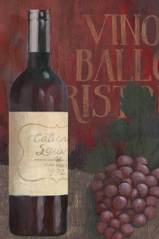 Wine Still Life I Black Ornate Wood Framed Art Print with Double Matting by Popp, Grace