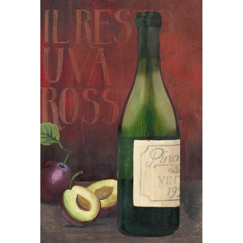 Wine Still Life II Black Modern Wood Framed Art Print with Double Matting by Popp, Grace