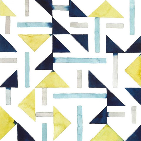 Bemused I White Modern Wood Framed Art Print with Double Matting by Popp, Grace