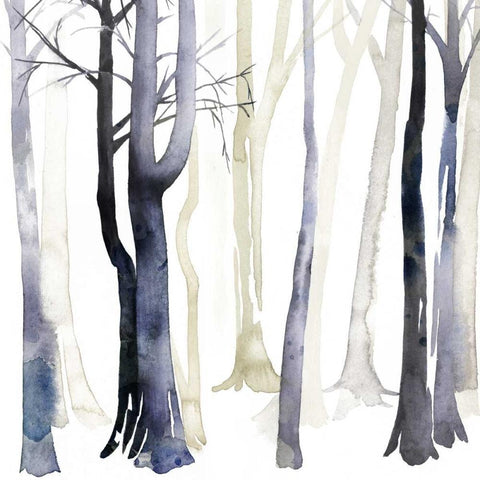 In the Forest I Black Modern Wood Framed Art Print by Popp, Grace