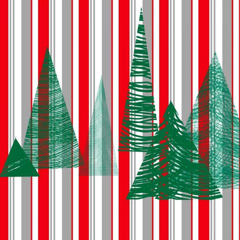 Oh Christmas Tree III Black Modern Wood Framed Art Print by Gordon, Sharon