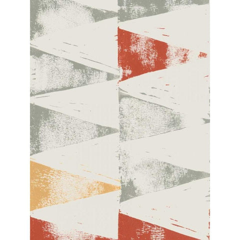 Fall Triad II Black Modern Wood Framed Art Print with Double Matting by Popp, Grace