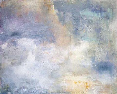 Windswept III White Modern Wood Framed Art Print with Double Matting by Contacessi, Julia