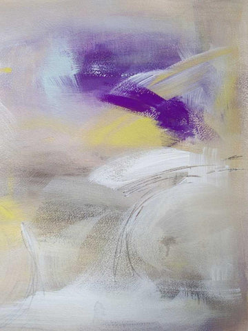 Swept Away II White Modern Wood Framed Art Print with Double Matting by Contacessi, Julia