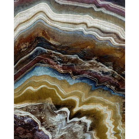 Mineral Spirit III Black Modern Wood Framed Art Print with Double Matting by Butler, John