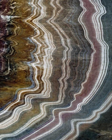 Mineral Spirit VI White Modern Wood Framed Art Print with Double Matting by Butler, John