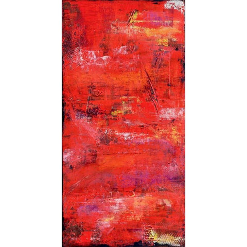 Red Door I Black Modern Wood Framed Art Print with Double Matting by Ashley, Erin