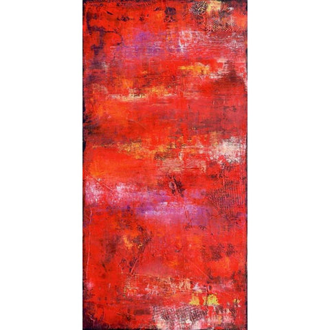 Red Door II White Modern Wood Framed Art Print by Ashley, Erin