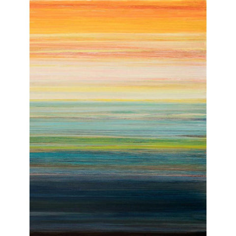 The Magic Hour II Black Modern Wood Framed Art Print by Fuchs, Jodi