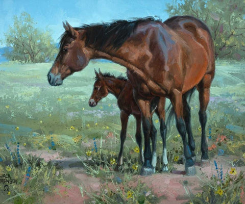 Watchful Eye White Modern Wood Framed Art Print with Double Matting by Sorenson, Jack