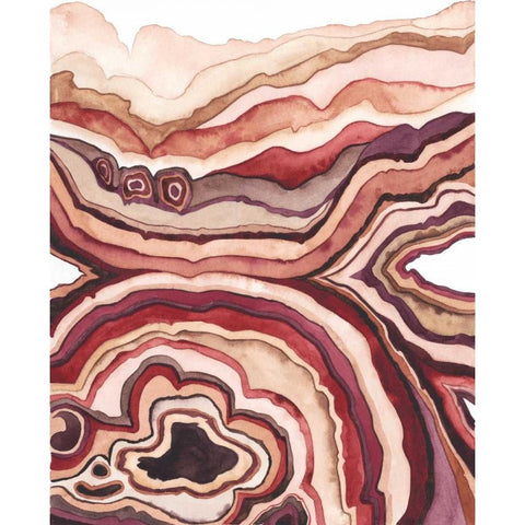 Quartz Lore III Black Modern Wood Framed Art Print by Popp, Grace
