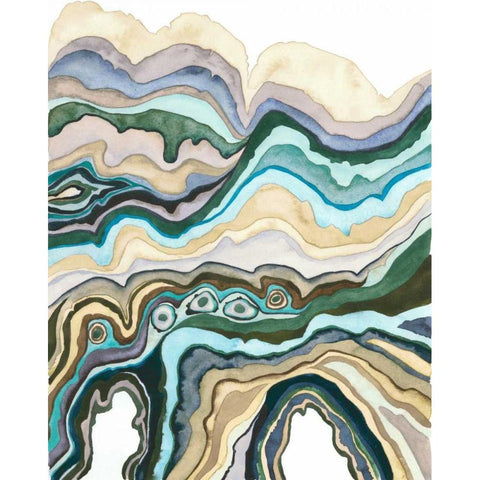 Quartz Lore IV White Modern Wood Framed Art Print by Popp, Grace