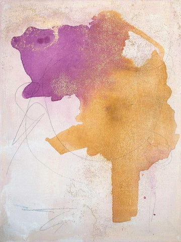 Flirting II White Modern Wood Framed Art Print with Double Matting by Contacessi, Julia