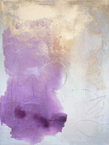 Flirting III White Modern Wood Framed Art Print with Double Matting by Contacessi, Julia