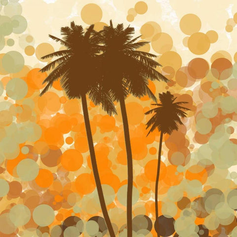 Sunshine Garden I Black Modern Wood Framed Art Print by Orlov, Irena