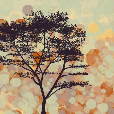 Sunshine Garden VI White Modern Wood Framed Art Print by Orlov, Irena