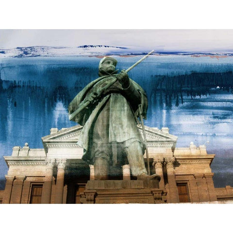 Denver Capitol III White Modern Wood Framed Art Print by Jasper, Sisa