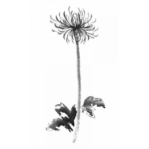 Ink Mum Black Modern Wood Framed Art Print by Rae, Nan