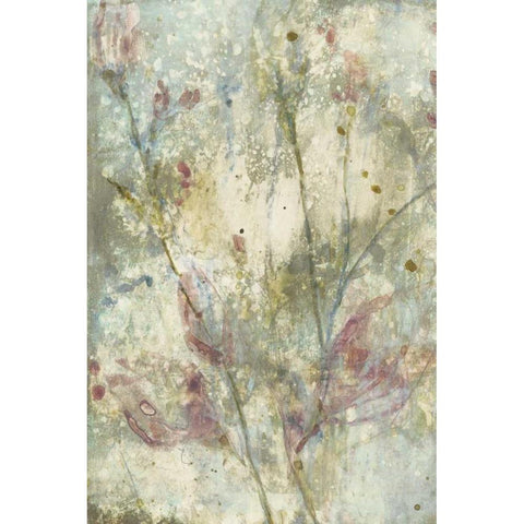 Flower Dream I White Modern Wood Framed Art Print by Goldberger, Jennifer