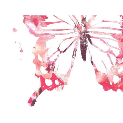 Butterfly Imprint IV Black Modern Wood Framed Art Print by Vess, June Erica